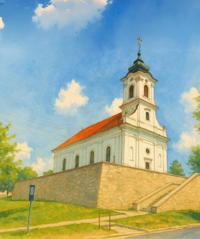 Sarlós Boldogasszony Church exterior